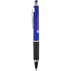 Bounty Metallic Stylus Gripper Pen - BOUNTY_BLUE