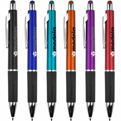 Bounty Metallic Stylus Gripper Pen