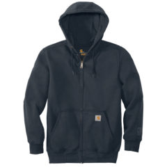 Carhartt ® Rain Defender ® Paxton Heavyweight Hooded Zip-Front Sweatshirt - CT100614_newnavy_flat_front