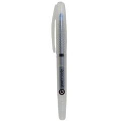 Gel Pen with Frosted Transparent Barrel - GIP_CLEARBLUE