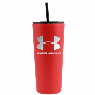Powder Coated Tumbler with Hot-Cold Lid 8211 22 oz 8211 Red