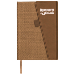 Leather Foldover Notebook - SCRIBBLENB_CAMEL
