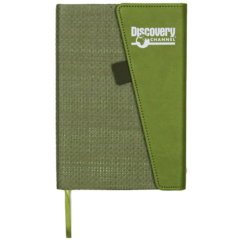 Leather Foldover Notebook - SCRIBBLENB_PLNTGREEN