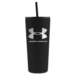 Powder Coated Tumbler with Hot/Cold Lid – 22 oz - VERSA_BLACK