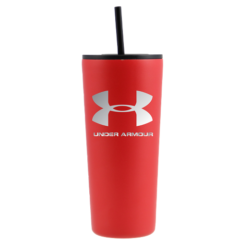 Powder Coated Tumbler with Hot/Cold Lid – 22 oz - VERSA_RED