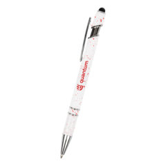 Ember Campfire Incline Stylus Pen - 12578_WHTRED_Silkscreen