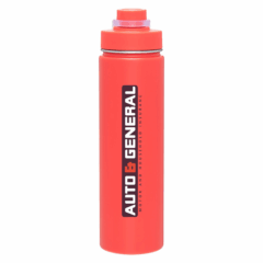 h2go conquer Double Wall Stainless Thermal Bottle – 24 oz - A11484 8211 Matte Red