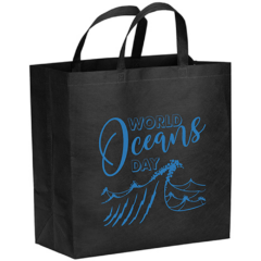 Ocean Non-Woven Tote Bag - oceanbagblack
