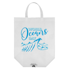 Ocean Non-Woven Tote Bag - oceanbagflat