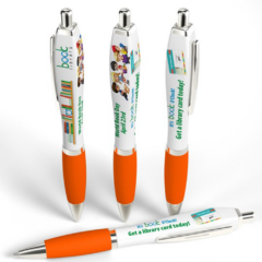 Squared Basset Performance Pen™ - SquaredBassetPerformancePenOrange