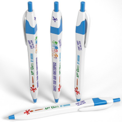 Squared Slimster Performance Pen™ - SquaredSlimsterPerformancePenlightblue