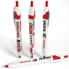 Squared Slimster Performance Pen™ - SquaredSlimsterPerformancePenred