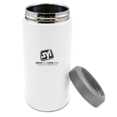 Basecamp® Chilly Slim Insulated Can Cooler - basecampslimwhite