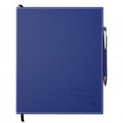 Bradford Softcover Journal with Pen Combo – 8″ x 10″ - bradford8x10blue
