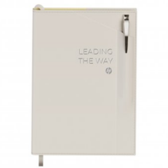 Bradford A5 Refillable Journal with Pen – 5.875″ x 8.063″ - bradfordA5white