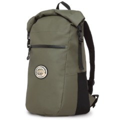 Call of the Wild Roll-Top Water Resistant Backpack – 22L - cotwrolltopgreendebossed brandpatch