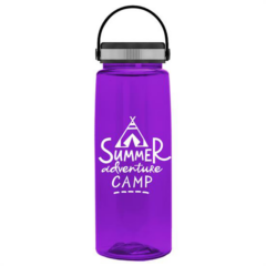 The Flair Transparent Bottle with EZ Grip Lid – 26 oz - flairviolet