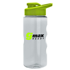 Mini Mountain Tritan™ Sports Bottle with Drink Thru Lid – 22 oz - miniclearlime