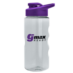 Mini Mountain Tritan™ Sports Bottle with Drink Thru Lid – 22 oz - miniclearviolet