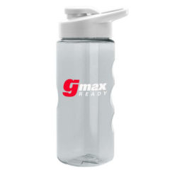 Mini Mountain Tritan™ Sports Bottle with Drink Thru Lid – 22 oz - miniclearwhite