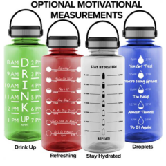 The Mountaineer Tritan™ Bottle with EZ Grip Lid – 36 oz - mountaineermotivationalmeasurements