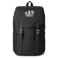 Nomad Must Haves Renew Flip-Top Backpack - nomadrenewblackscreenprinted