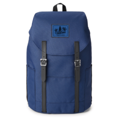 Nomad Must Haves Renew Flip-Top Backpack - nomadrenewbluebrandpatch