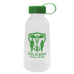 The Prism Tritan™ Bottle with Tethered Lid – 36 oz - prismcleargreen