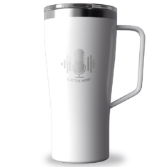 Tall Muggin’ Vacuum Insulated Mug – 18 oz - tallmugginwhitelaser