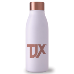 Top Notch Reflection Stainless Steel Bottle – 20 oz - topnotchwhiterosegoldscreenprinted
