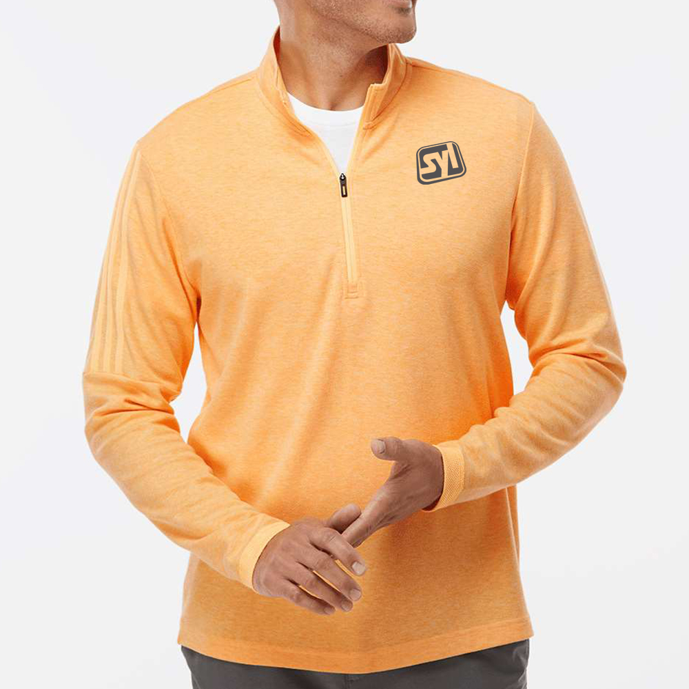 Adidas 3 Stripes Quarter-Zip Sweater - 102726_omf_fl