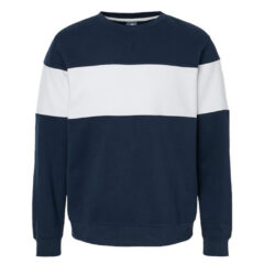 J. America Varsity Fleece Crewneck Sweatshirt - 103767_f_fm