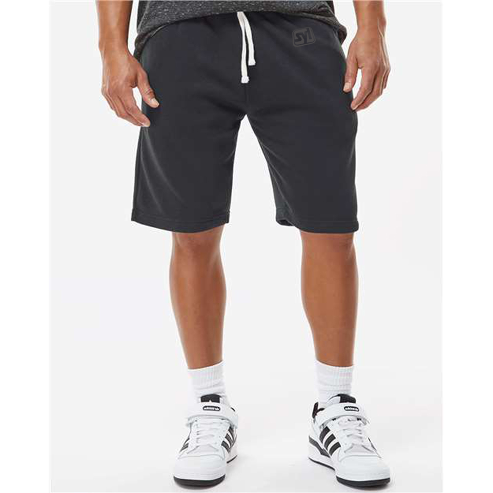 J. America Triblend Fleece Shorts - 103793_omf_fm