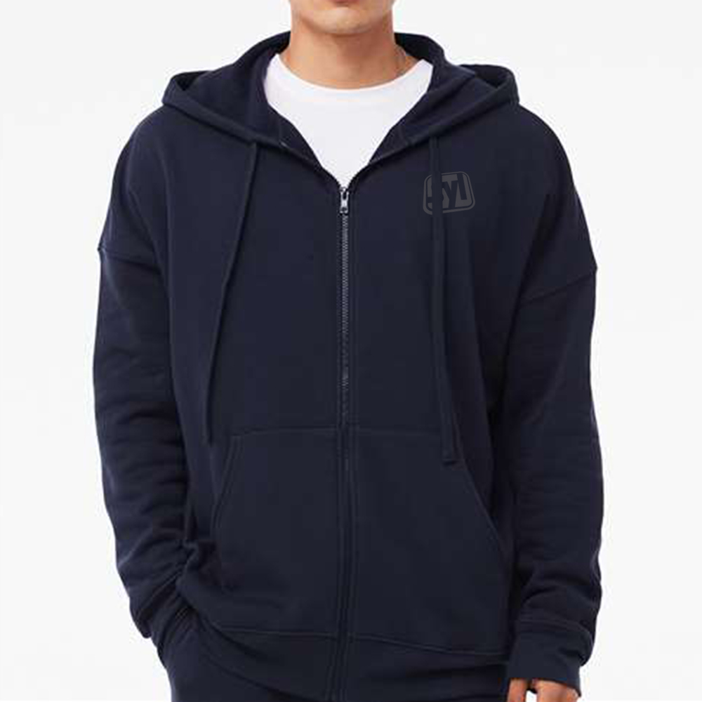 BELLA + CANVAS Unisex Sponge Fleece DTM Full-Zip Hoodie - 104786_omf_fm
