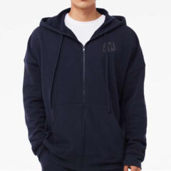 BELLA + CANVAS Unisex Sponge Fleece DTM Full-Zip Hoodie - 104786_omf_fm