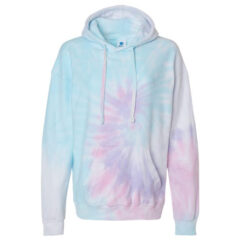 Colortone Tie-Dyed Cloud Fleece Hooded Sweatshirt - 106414_f_fm