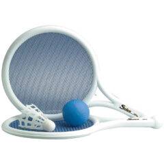 Mesh Paddle, Ball & Birdie Game - 1206_White_01