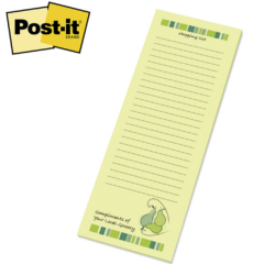 Post-it® Custom Printed Notes – 3″ x 8″ - 13-1