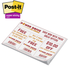 Post-it® Custom Printed Notes – 6″ x 8″ - 1491-1