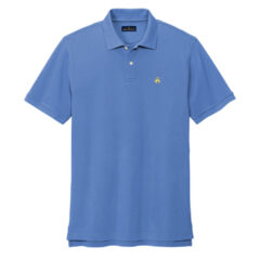 Brooks Brothers® Pima Cotton Pique Polo - 27896-CharterBlu-5-BB18200CharterBluFlatFront-337W