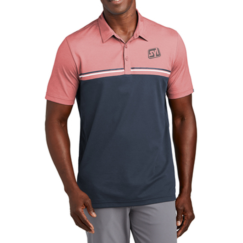 TravisMathew Sunset Blocked Polo - 28078-CrdHtBNgs-0-TM1MY401CrdHtBNgsModelFront-337W