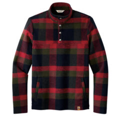 Russell Outdoors™ Basin Snap Pullover - 28280-RedPlaid-5-RU551RedPlaidFlatFront-337W
