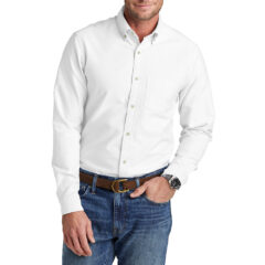 Brooks Brothers® Casual Oxford Cloth Shirt - 29477-White-0-BB18004WhiteModelFront-1200W