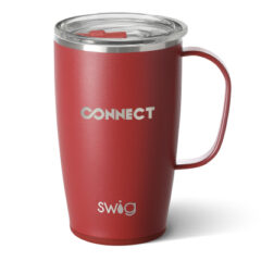 Swig Life™ Stainless Steel Travel Mug – 18 oz - 55416_RED_Back_Laser