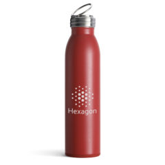 Swig Life™ Stainless Steel Bottle – 20 oz - 55417_RED_Silkscreen