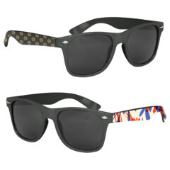 Full Color Malibu Sunglasses - 56223_BLK_Printed