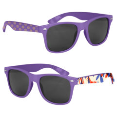 Full Color Malibu Sunglasses - 56223_PUR_Printed