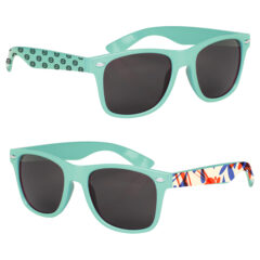 Full Color Malibu Sunglasses - 56223_SEAFOAM_Printed