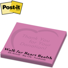 Post-it® Custom Printed Notes – 3″ x 3″ - 8-1