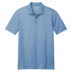 Port Authority® Fine Pique Blend Polo - K830_aegeanblueheather_flat_front